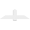 Ekena Millwork Eugene Architectural Grade PVC Gable Bracket, 48"W x 16"H x 2"D x 6"F, 8/12 Pitch GBP048X16X0206EUG00 - alternate 2